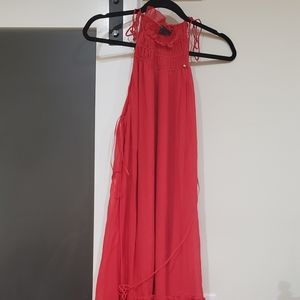 Red Sunset Maxi Dress